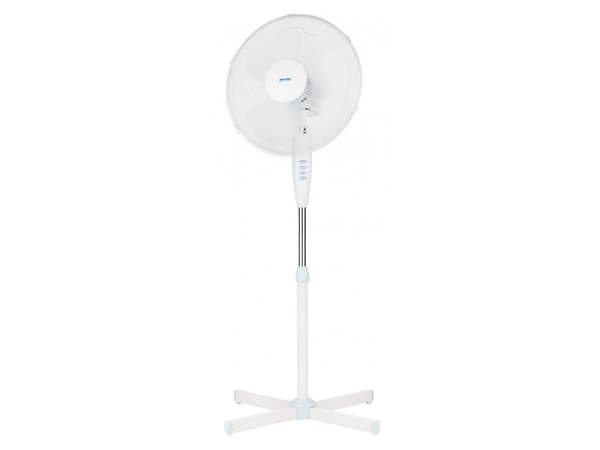 MPM MWP-17, Kotitaloustuuletin ilman lapoja, Valkoinen, Lattia, 36,5 cm, 90°, Painikkeet