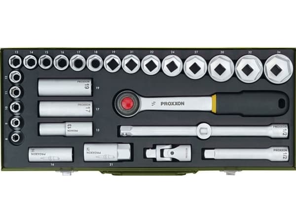 PROXXON Socket Wrench Set 1/2 "29pcs (PR23000)