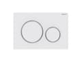 Miniatyrbilde 1 av 5: Geberit 115.882.JT.1, Spolplatta, Vit, Krom, Geberit, 246 mm, 12 mm, 164 mm