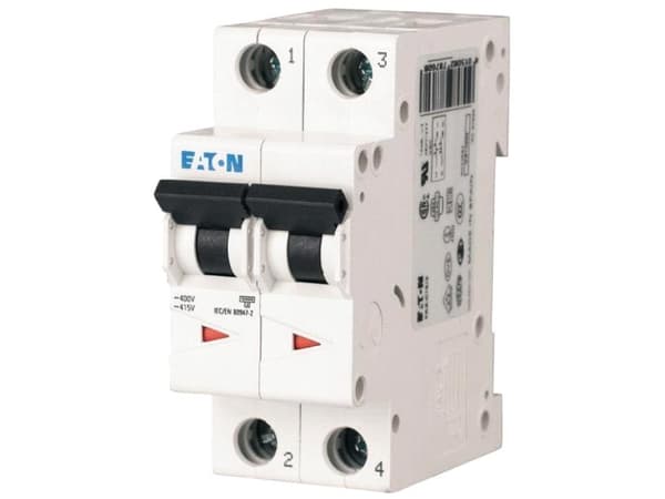 Eaton FAZ-C10/2, Pienoiskatkaisija, Tyyppi C, IP20, IP40