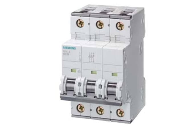 SIEMENS Automaattisulake D 16A, 3-napainenD-ominaisuus10kA oikosulkukapasiteetti400AC, 60VDC, 54 mm leveä