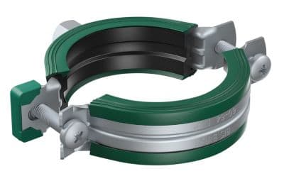 Walraven Bifix rørb. 25-28mm - BUP 2-skrue rørbøjle M8/10 med EPDM og quicklås