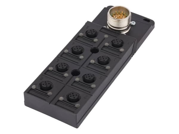 LAPP 22260014 Sensor/aktorbox passiv M12-fordeler med kunststofgevind 1 stk