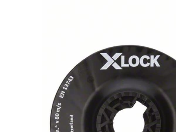 Bosch - Ryggingspute - 115 mm - X-LOCK - grovkorn: P80