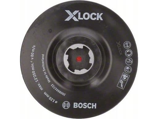 Bosch BAGSKIVE PLAST X-LOCK VELCRO 125MM