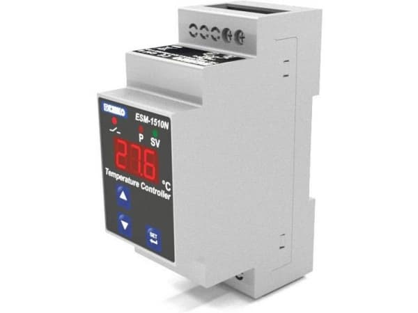 Emko ESM-1510-N 2-punktsreglering Temperaturregulator Pt100 -50 till 400 °C Relä 5 A (L x B x H) 62 x 35 x 90 mm