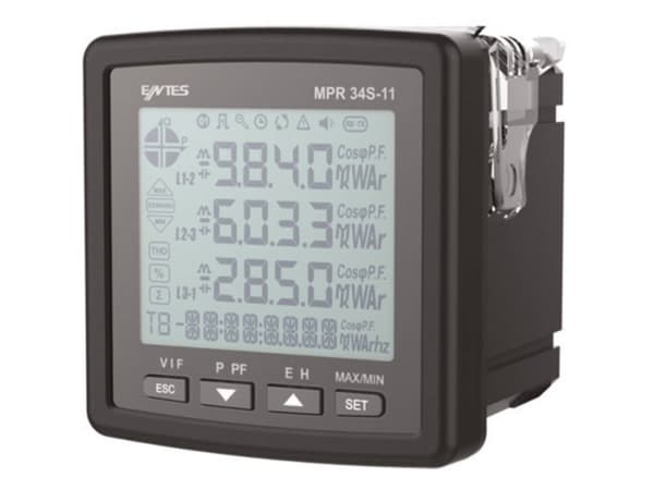 ENTES MPR-34S-20-72 Digitalt måleap1 part til indbygning Entes MPR-34S-20-72 yleismittari indbygningsinstrument 2x digitalindgang RS485