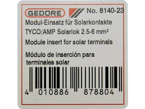Gedore 2078082, 86 g, 75 mm, 30 mm