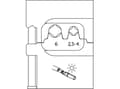 Miniatyrbilde 1 av 4: Gedore 2078090, 56 g, 50 mm, 25 mm