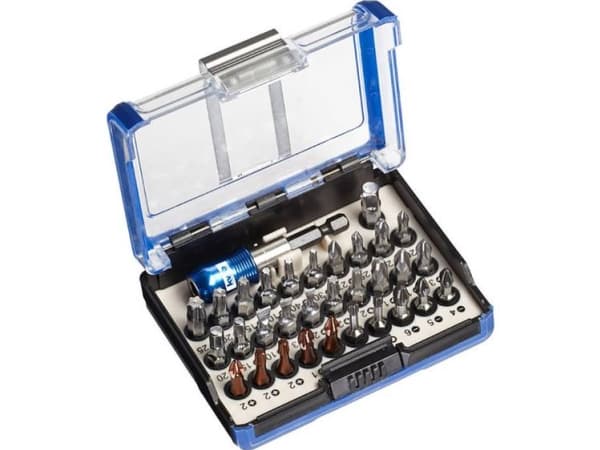 kwb 160710, 32 styck, PH2, PZ3, Phillips, Torx, 1/4", PH 1, PH 2, PZ 1, PZ 2, PZ 3, 4,5,6 mm
