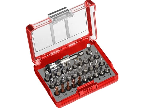 kwb 160710, 32 styck, PH2, PZ3, Phillips, Torx, 1/4", PH 1, PH 2, PZ 1, PZ 2, PZ 3, 4,5,6 mm