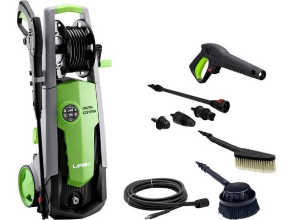 LAVOR Predator 180 DIGIT, Rett opp, Elektrisk, Sort, Grønn, 510 l/t, 180 stang, 2500 W