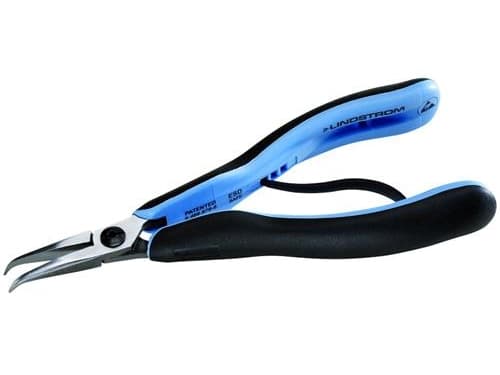 Bahco Spisstang, RX-serie, bøyde spisser, 8,8 mm, 3 cm, 6 mm, Stål, Sort, Blå, 155,5 mm