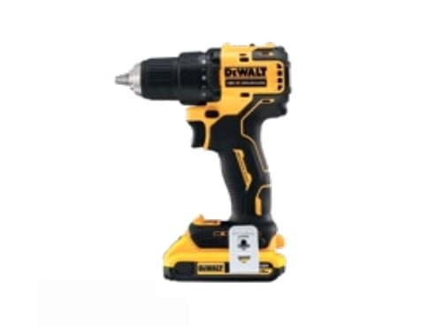 DeWALT DCD708D2T-QW, Akkuruuvinväännin, Pistoolikahva, Musta, Keltainen, 1650 RPM, 450 RPM, 26 Nm