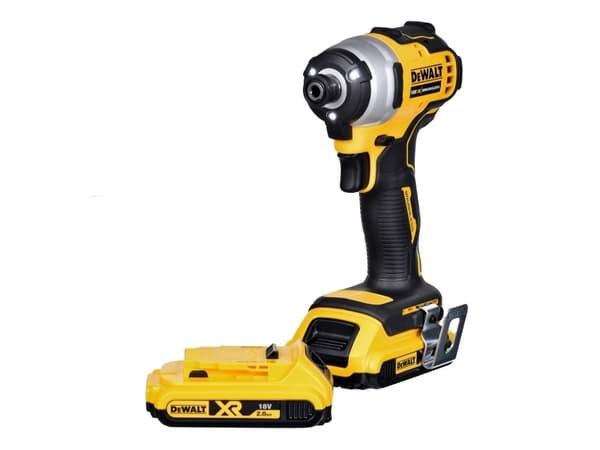DeWALT DCF809D2T-QW - Stötdrivare - sladdlös - 300 W - 1/4-tums hexuttag - 190 N·m - 2 batterier - 18 V