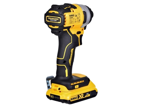 DeWALT DCF809D2T-QW - Stötdrivare - sladdlös - 300 W - 1/4-tums hexuttag - 190 N·m - 2 batterier - 18 V