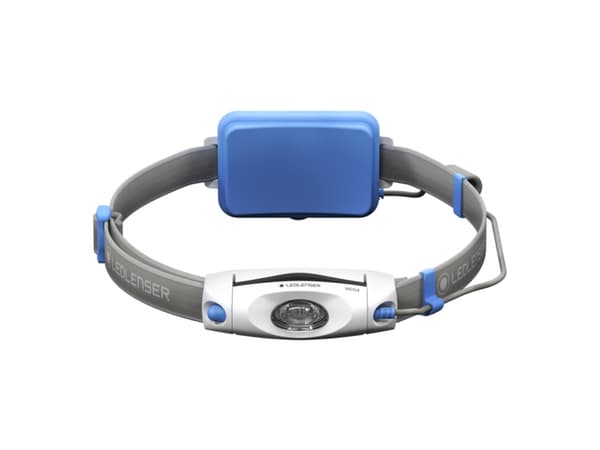 Led Lenser NEO4, Pannbandslampa, Blå, Grå, Vit, Polykarbonat (PC), Knappar, 1 m, 1 m Blå, Grå, Vit