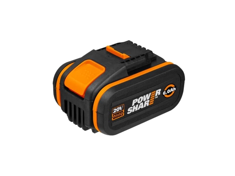 WORX WA3641, Batteri, Litium-Ion (Li-Ion), 6 Ah, 20 V, WORX, Svart, Orange