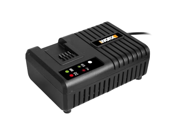 WORX WA3867, Batterilader, WORX, WA3550.1, Sort, Lithium-Ion (Li-Ion), 1,5 At