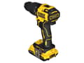 Miniatyrbild 5 av 5: DeWalt cordless screwdriver combo pack DCK2062D2T 18 Volt Hammer (yellow / black 2 screwdriver 2x Li-ion battery pack XR 2 0Ah T STAK b