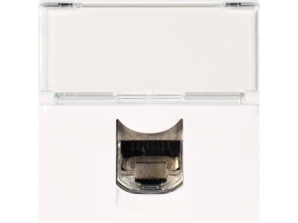 Legrand 076576, RJ-45, 2 moduler, STP, 6a, Hvit, 493 g
