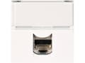Miniatyrbilde 3 av 4: Legrand 076576, RJ-45, 2 moduler, STP, 6a, Hvit, 493 g