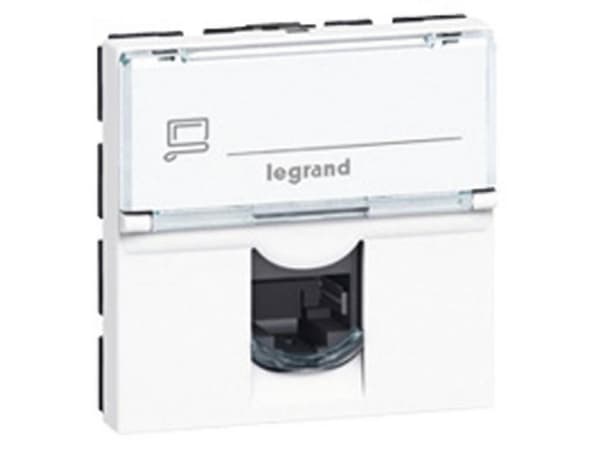 Legrand 076576, RJ-45, 2 moduler, STP, 6a, Hvit, 493 g