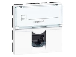 Legrand 076576, RJ-45, 2 moduler, STP, 6a, Hvit, 493 g