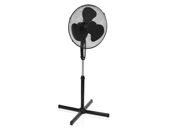 Tristar VE-5899, Kotitaloustuuletin lavoilla, Musta, Lattia, Muovi, 53,29 dB, 1200 RPM