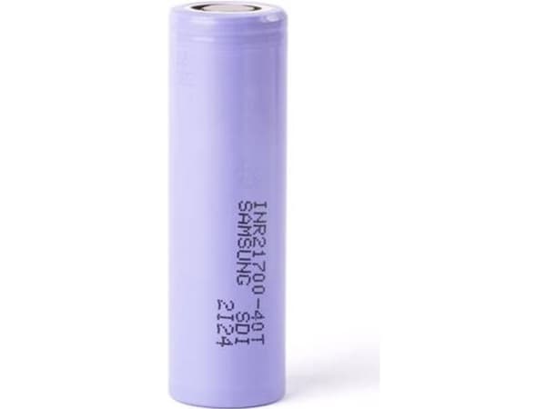 Samsung INR21700-40T Special-batteri 21700 Flat-Top Litium 3.6 V 4000 mAh