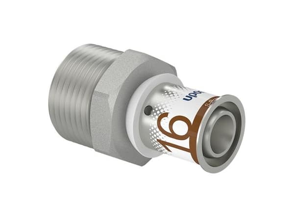 Uponor S-Press PLUS preskobling muffe/nippel 16 mm x 3/4"