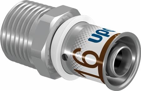 Uponor S-Press PLUS preskobling muffe/nippel 16 mm x 3/4"