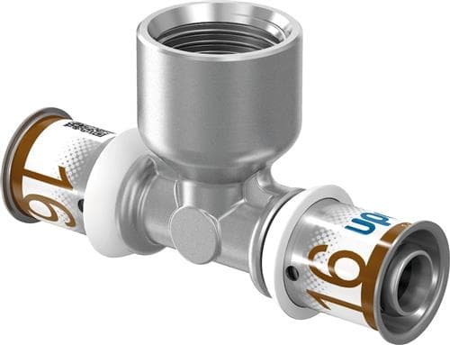 UPONOR S-PRESS PLUS tee vähentäjä m/muffe 16x1/2 "FT-16
