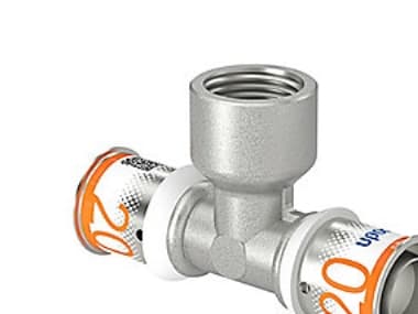 MLC-puristin T-kappale mf. 20-1/2-20 - lattialämmitys-, käyttövesi- ja patterijärjestelmiin