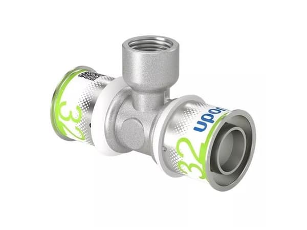 Uponor MLC pres Tee 32-1/2'-32 - til gulvvarme- og brugsvand- og radiatorsystemer
