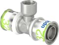 Miniatyrbilde 1 av 4: Uponor MLC pres Tee 32-1/2'-32 - til gulvvarme- og brugsvand- og radiatorsystemer