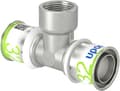 Pikkukuva 1 / 4: UPONOR S-PRESS PLUS tee reduceret m/muffe 32x3/4 "FT-32