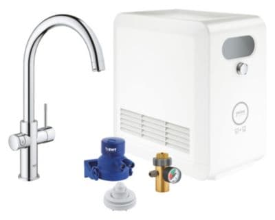 GROHE 31323002, Standard, Kromfarget, Kran-håndtak, Single/enkelt, Type C, Keramisk