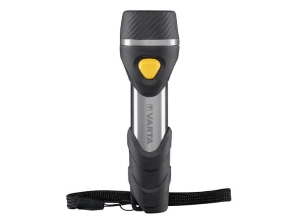 Varta Day Light Multi LED F10, Avaimenperä taskulampulla, Alumiini, Musta, Synteettinen ABS, Alumiini, Kumi, Painikkeet, CE, LED, LED Alumiini, musta