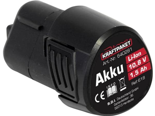 Dino POWER PACK BATTERI 10,8V 1,5 Ah för sladdlös polermaskin 640256 640281 Værktøjsbatteri 1.5 Ah