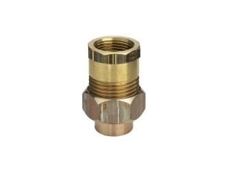 Viega liitos m/m 22 mm x 34" rødgods