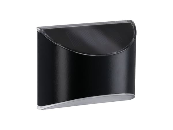 Paulmann 942.33, Utendørs veggbelysning, Sort, Plast, IP44, Fasade, III