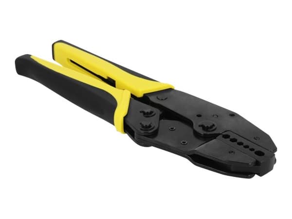 Delock Universal Coax Crimping Tool for 7 different diameters - Krampeverktøy - svart, gul