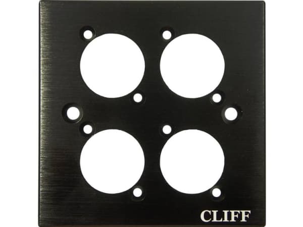 Cliff CP30500C Monteringsplatta Svart 1 st