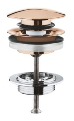 Grohe Push up bundventil - Warm Sunset, Afløbsgarniture med tryk-åben 65807DA0