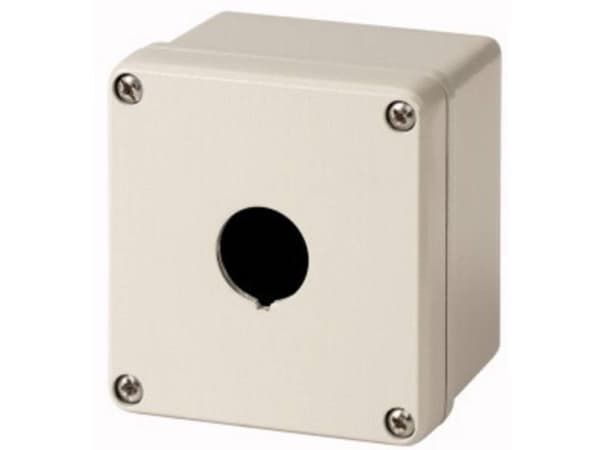 Eaton M22-I1M-SAL Uppbyggnadshölje 1 installationspunkt (Ø x H) 22 mm x 84 mm Grå 1 st