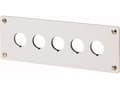 Miniatyrbild 1 av 4: Eaton M22-E5 Monteringsramme 5 installationspunkter (Ø x H) 22 mm x 72 mm Grå 1 stk