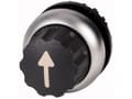 Miniatyrbild 2 av 3: Eaton 284786 M22-WR3-X7 Option key Frontring plastic Drejekontakt Sort 1 stk