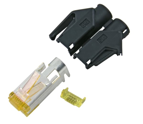 EFB Elektronik H7642.4-100, RJ-45, Sort, Hankjønn, Rett, Cat6a, S/UTP (STP)