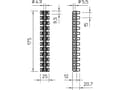 Pikkukuva 4 / 4: Obo-Bettermann System Conex. Ijf. Power Strip 78/Ce Secciónador/Secciónable